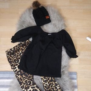 Leopard Bell Bottom Outfit